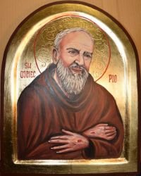 Nr.77.Święty Ojciec Pio-wym.40-32cm